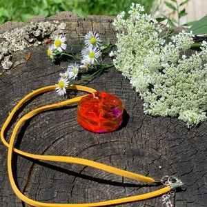 Handmade✨SWEET SUGAR SUNRISE Wave Pendant